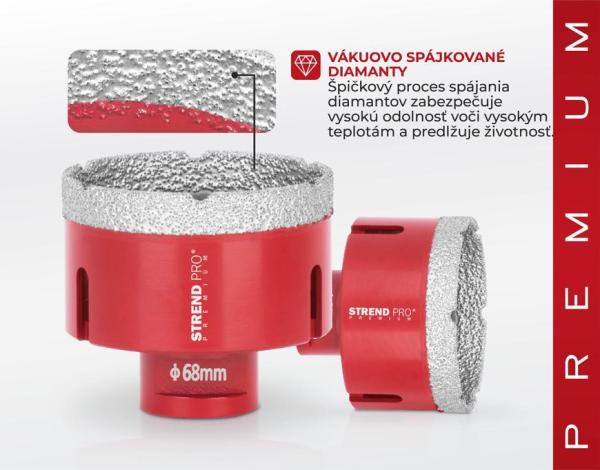 Vyrezávač Strend Pro Premium DCB11, 68 mm, M14, korunka, diamant, professional 2