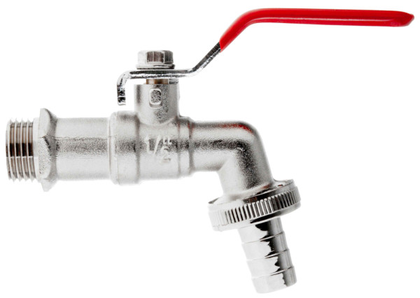 Guľový ventil 1/2", závit 3/4" s koncovkou na 1/2 " hadicu, GEKO