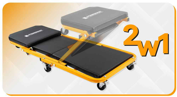 Dielenská stolička, nosnosť 150 kg, PM-LWS-150T, POWERMAT 18
