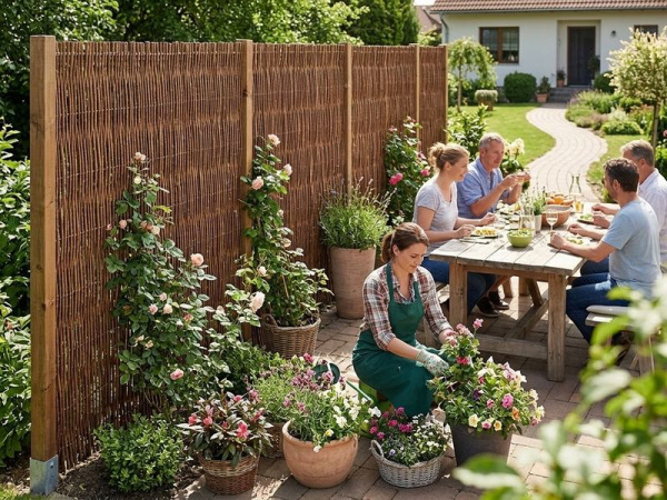 Plot Willow, 2000 mm, L-5 m, prútený, Bag 1