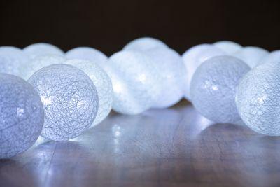Reťaz MagicHome Cottonball, White, 16x LED studená biela, IP20, jednoduché svietenie, osvetlenie, L-