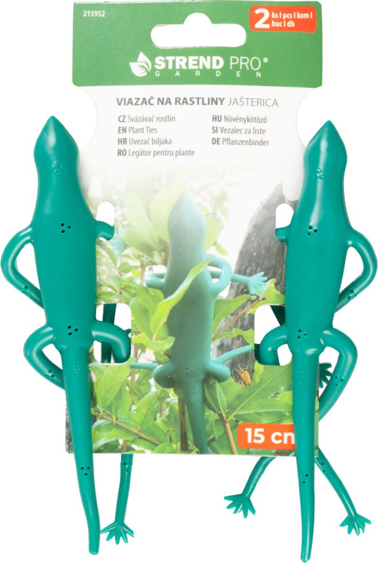 Viazač Strend Pro, na rastliny, jašterica, 150 mm, bal. 2ks 1