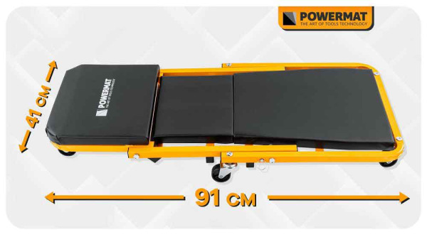 Dielenská stolička, nosnosť 150 kg, PM-LWS-150T, POWERMAT 15