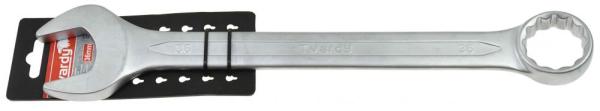 Kľúč očkoplochý chróm-vanadium, satinovaný  38 x 38 mm, TVARDY