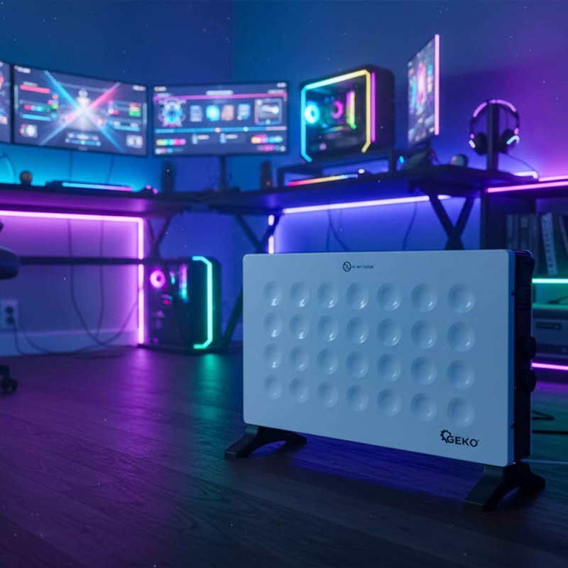 Konvektorový ohrievač s termostatom Modern- 2kW, GEKO 9