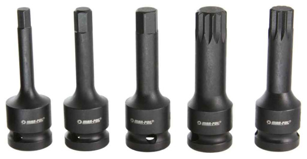 Sada hlavíc pre servis brzdových strmeňov 1/2", 16-dielna, MAR-POL 11