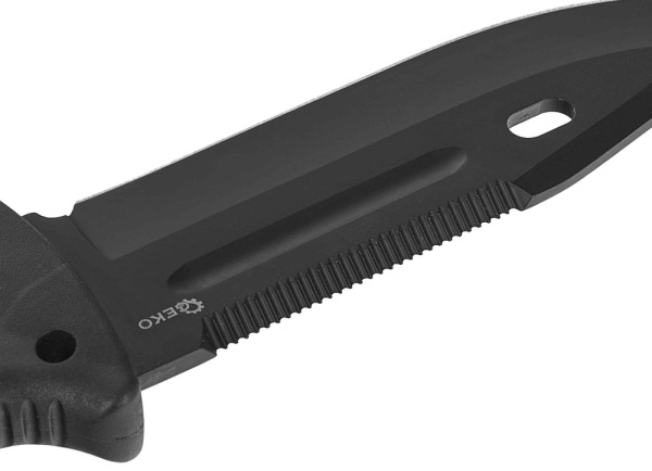 Taktický nôž BLACK Survival 275/135 mm s púzdrom, GEKO 2