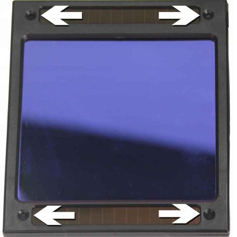 Kukla zváračska samostmievacia F2, priezor 100 x 93 mm, 4 senzory, profesionálna, MAR-POL 7