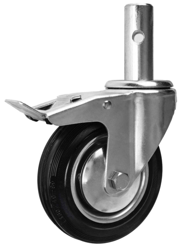 Koleso na lešenie s brzdou 160 mm, nosnosť 125 kg, GEKO 2