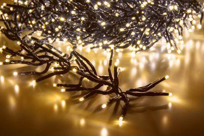 Reťaz MagicHome Vianoce, 1120 LED teplá biela, jednoduché svietenie, 230V, 50 Hz, IP44, exteriér, os