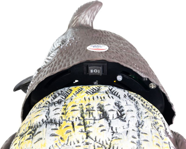 Plašič vtákov Strend Pro, sova, solárna, USB, otočná hlava, zvuk, svietiacé oči 3