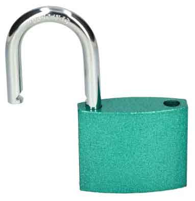 Zámok visiaci liatinový, farebný AB-50 mm, XL-TOOLS 3