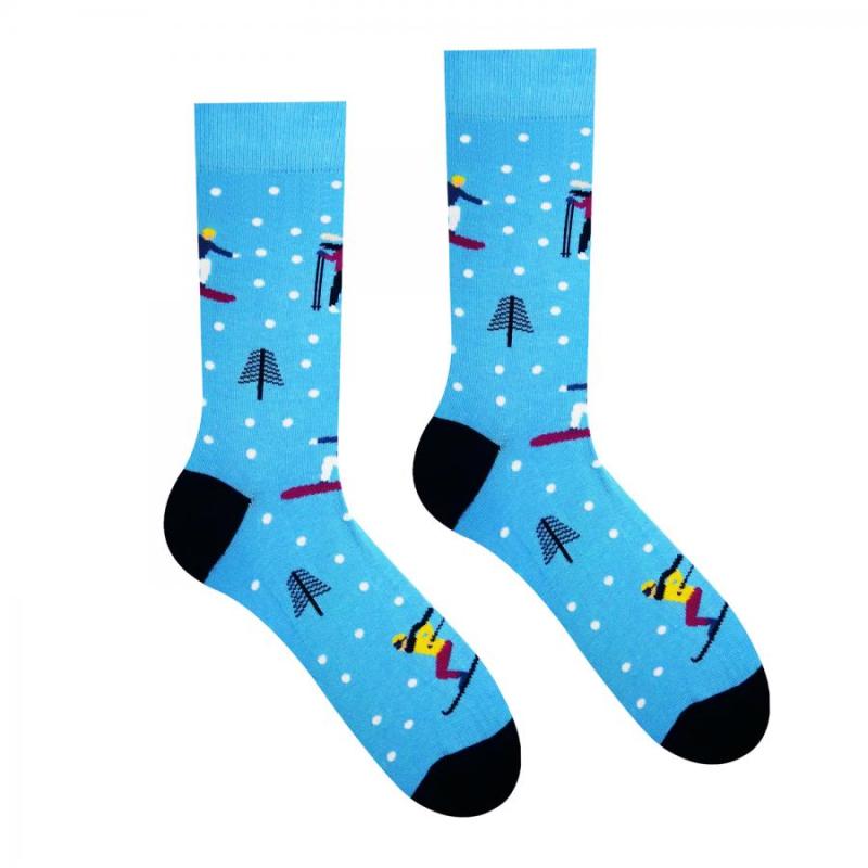 Hesty Socks Veselé ponožky Vysoké Tatry – Lyžiar 43-46