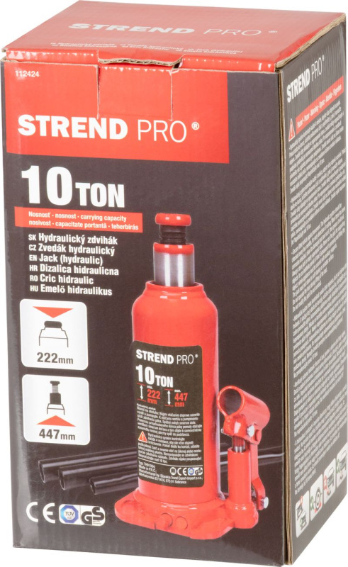 Zdvihák TH91004, 10 ton, hydraulický, krabica 8