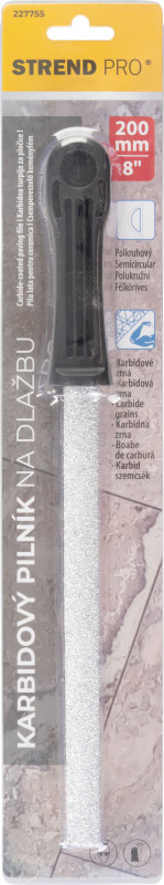 Pílnik Strend Pro, karbidový, na dlažbu, 200 mm, polkruhový 3