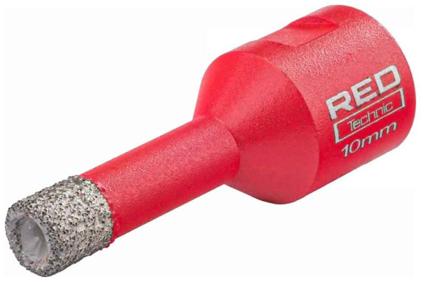 Sada diamantových koruniek, závit M14, rozmery 6,8,10,35,68 mm, RED TECHNIK 9