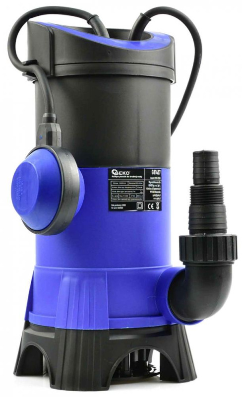 Čerpadlo kalové s plavákom 230 V/50 Hz, 15.000 l/h, 1100 W, hrdlo 1", GEKO 3
