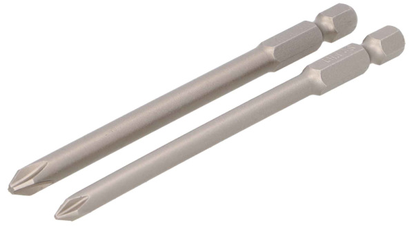 Sada bitov 1/4" PH1 a PH2, dĺžka 150 mm, 2 ks, EGA 1
