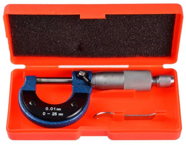 Mikrometer 0-25 mm/0,01 mm, GEKO 1