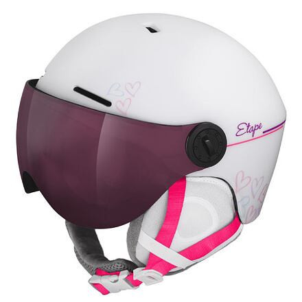 Etape Speedy PRO detská lyžiarska prilba biela mat