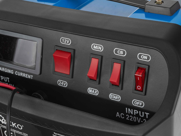 Nabíjačka so štartovaním 12/24V 20-380 Ah, GEKO 6