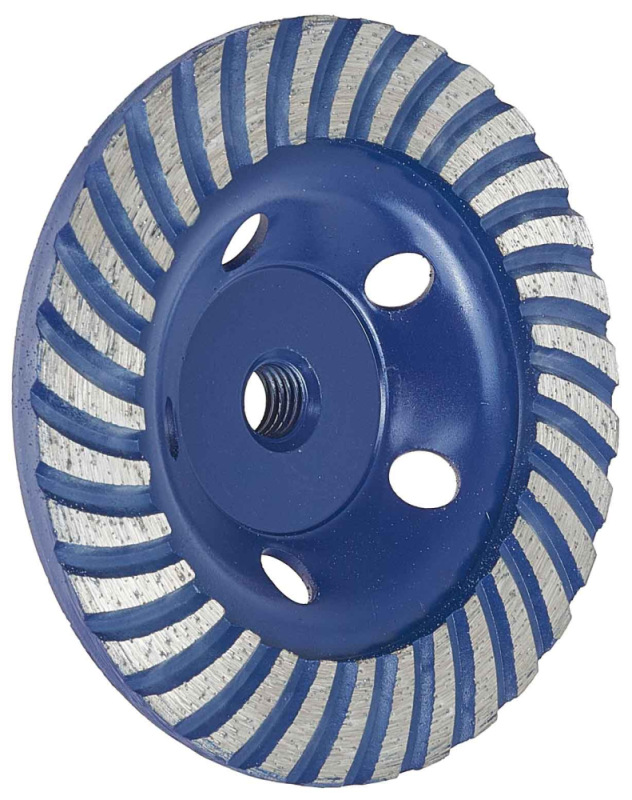 Brúsny diamantový kotúč 125 x 22 mm TURBO so závitom M14, GEKO 1