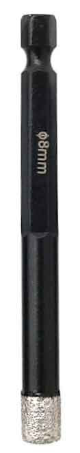 Diamantový vrták do gresu 8mm, upnutie 6-HRAN 3/8, XL-TOOLS 1