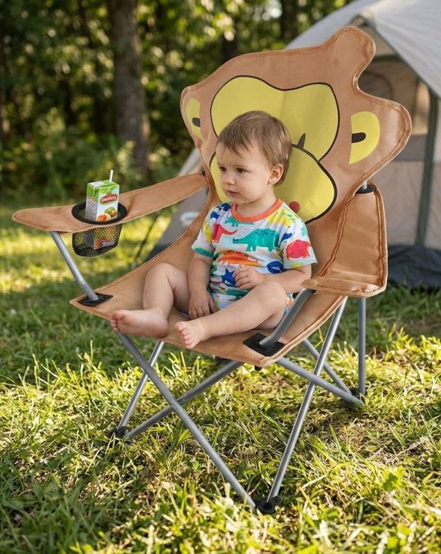 Stolička MONO, skladacia, opica, 35x35x55 cm, mini 1