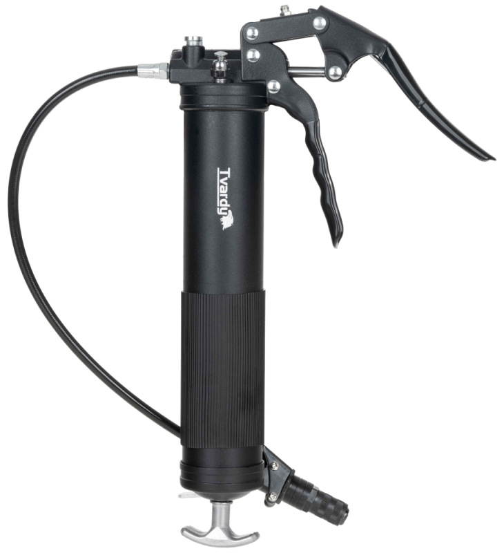Mazacia pištoľ-dekalamitka, maznica 500 ml, HEAVY DUTY, TVARDY 2