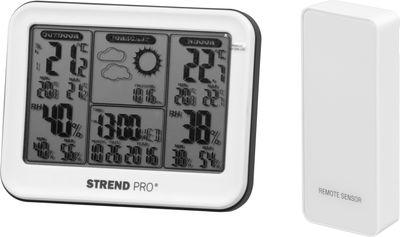 Meteostanica TMW08, digitálna, bezdrôtová s vonkajším senzorom a predpoveďou počasia, 130x25x100 mm