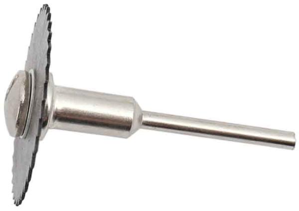 Sada MINI pílových kotúčov s priemerom 22, 25, 32, 35, 44 mm+držiak, stopka 3 mm, XL-TOOLS 4