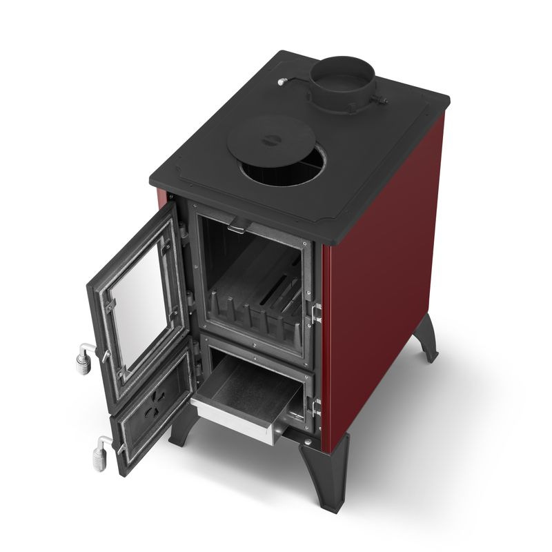 Kachle 806 IGLO, 9 kW, liatina, bordové 2
