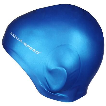 Aqua-Speed Ear kúpacia čiapka modrá
