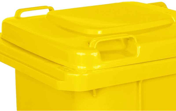 KUKA - nádoba na odpad 120 l, plastová žltá 6