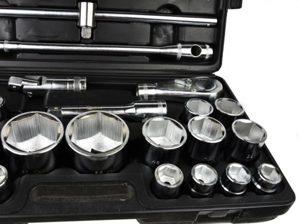 Gola sada 3/4" 26-dielna, 6-HRAN, 21-65 mm, GEKO 8