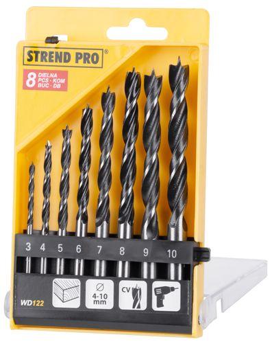 Sada vrtákov Strend Pro WD122, 8 dielna, 3-10 mm, Wood, do dreva