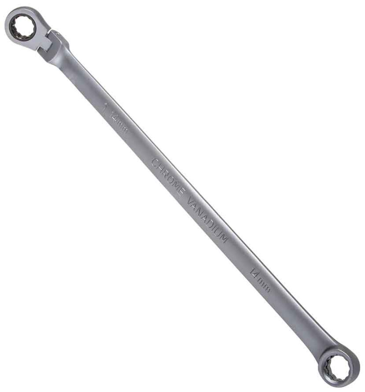 Sada dlhých račňových kľúčov s kĺbom, 15-dielna, 8 - 24 mm v kufríku, MAR-POL 6