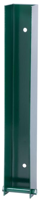 Držiak Strend Pro EUROSTANDARD, 40x300 mm, zelený, RAL6005, so skrutkami, na podhrabové dosky