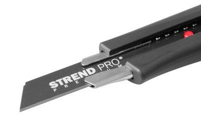 Nôž Strend Pro Premium FD782, BlackMatt, SoftTouch, 18 mm, odlamovací