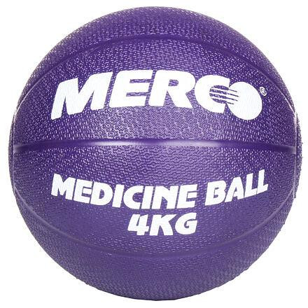 Merco Single gumová, medicinbalová lopta 4kg