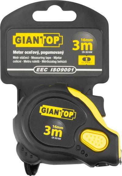 Meter GIANT CR-G16 CE 3 m, zvinovací, pogumovaný 4