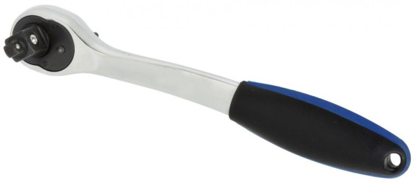 Račňa trojitá 1/4", 3/8", 1/2" 72 zubová, celokovová, GEKO 2