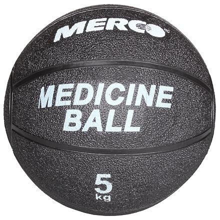 Merco Black gumená medicinbalová lopta 5 kg