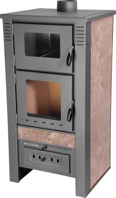 Kachle Pro TAURUS Ceramic, mocca, 12 kW, 120 mm, s rúrou na pečenie 1