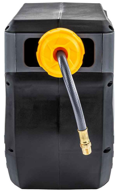 Navíjací bubon s držiakom na stenu s hadicou na vzduch, 8 x 12 mm, dĺžka 20 m, POWERMAT 19