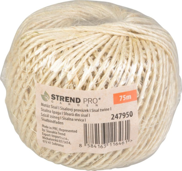 Motúz Strend Pro Garden, sisal, L-75 m 1