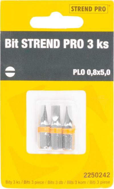 Bit Strend Pro Plochý 0,8x5, bal. 3 ks 1