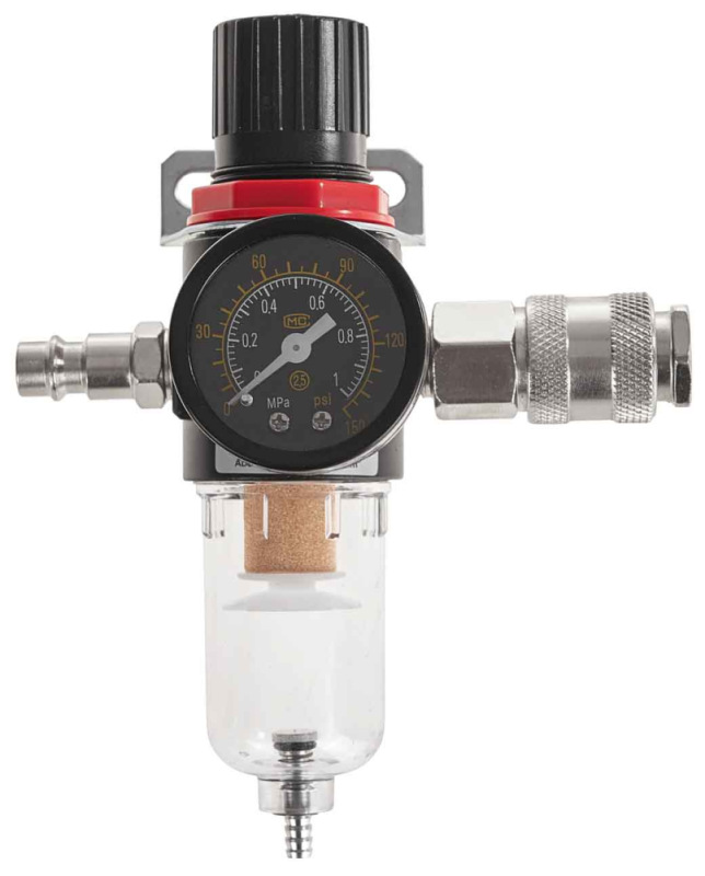 Odkaľovač s manometrom a regulátorom tlaku, 1/4 ", GEKO 8