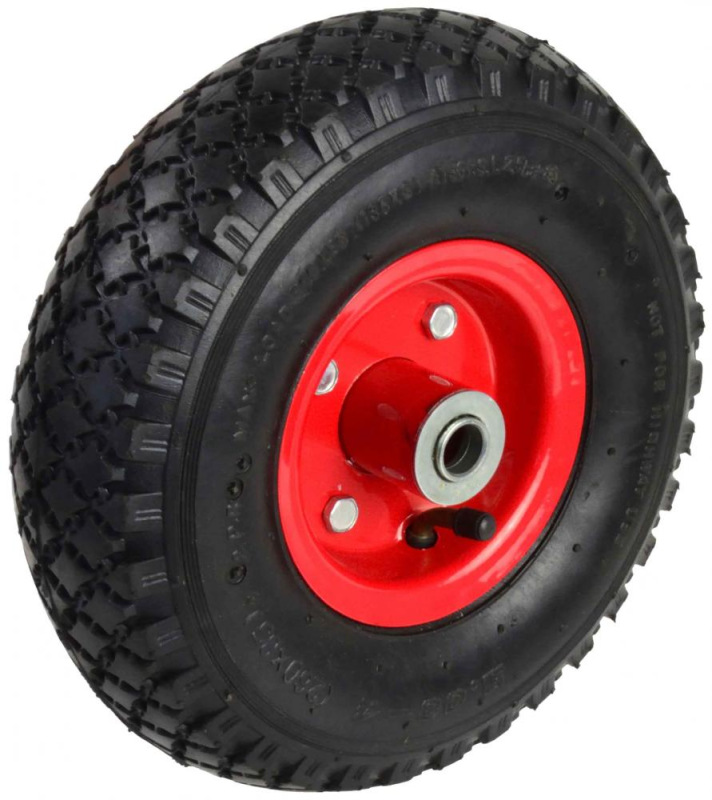 Koleso na vozíky 260 x 85 mm, upínací otvor 16 mm, bez osky, GEKO