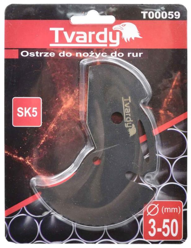Náhradná čepeľ pre nožnice na PVC rúrky T00056, priemer 0 - 50 mm, TVARDY